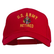 US Army Retired Military Embroidered Cap