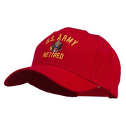 US Army Retired Military Embroidered Cap