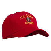 US Army Retired Military Embroidered Cap