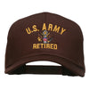 US Army Retired Military Embroidered Cap