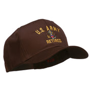 US Army Retired Military Embroidered Cap