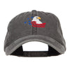 American Eagle Crest Embroidered Washed Cap