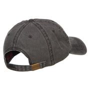 American Eagle Crest Embroidered Washed Cap