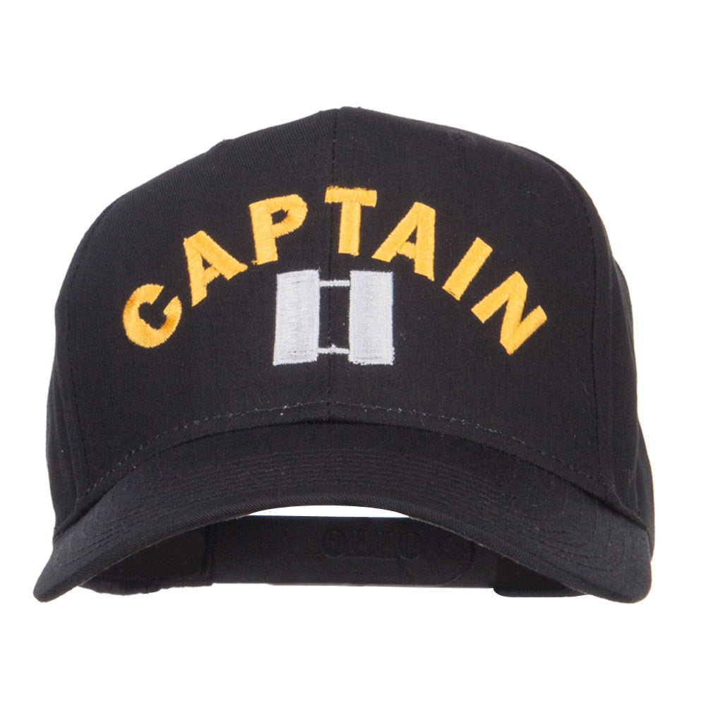Express Yourself with Captain Rank Logo Embroidered Cap at e4Caps ...