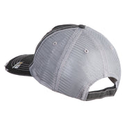 U.S. Army 23rd Infantry Division Embroidered Low Profile Special Cotton Mesh Cap - Black OSFM