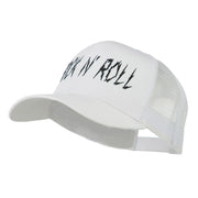 Rock and Roll Embroidered Mesh Cap