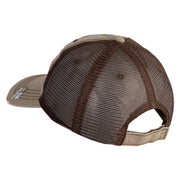 U.S. Army 23rd Infantry Division Embroidered Low Profile Special Cotton Mesh Cap - Khaki OSFM