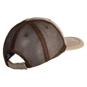 U.S. Army 23rd Infantry Division Embroidered Low Profile Special Cotton Mesh Cap - Khaki OSFM