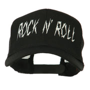 Rock and Roll Embroidered Mesh Cap