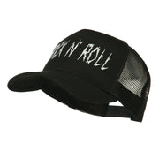 Rock and Roll Embroidered Mesh Cap