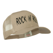 Rock and Roll Embroidered Mesh Cap