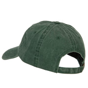 Oregon with Map Outline Embroidered Washed Cotton Twill Cap