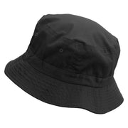 Surf Badge Embroidered Pigment Dyed Bucket Hat - Black OSFM