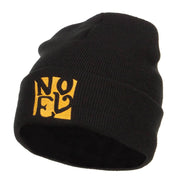 Christmas Noel Embroidered Long Beanie