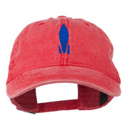 Image of Rocket Embroidered Washed Cap