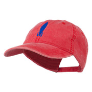 Image of Rocket Embroidered Washed Cap