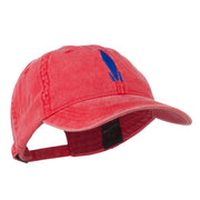 Image of Rocket Embroidered Washed Cap