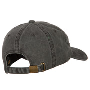 Grandpa Outline Embroidered Washed Cotton Twill Cap