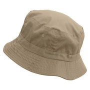 Surf Badge Embroidered Pigment Dyed Bucket Hat - Khaki OSFM