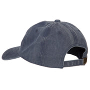 Grandpa Outline Embroidered Washed Cotton Twill Cap