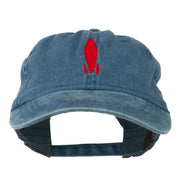 Image of Rocket Embroidered Washed Cap