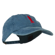 Image of Rocket Embroidered Washed Cap