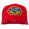 US Army Retired Emblem Patched Mesh Cap