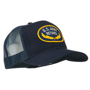 US Army Retired Emblem Patched Mesh Cap