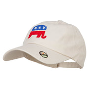 Republican Elephant USA Embroidered Unstructured Cap