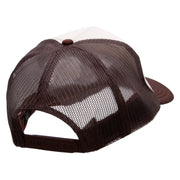 Sand Dune Embroidered Foam Panel Mesh Snapback - Brown-Tan OSFM