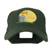 Halloween RIP and Trick or Treat Embroidered Cap