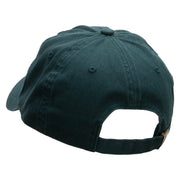 Gaming Life Bar Embroidered Low Profile Dyed Washed Caps - Dk-Green OSFM