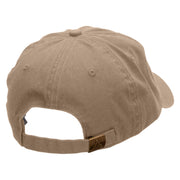 Gaming Life Bar Embroidered Low Profile Dyed Washed Caps - Khaki OSFM