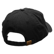 Gaming Life Bar Embroidered Low Profile Dyed Washed Caps - Black OSFM