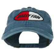 Rally Fan Race Badge Embroidered Washed Cap