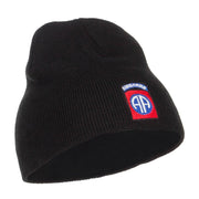 82nd Airborne Embroidered Short Beanie