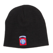 82nd Airborne Embroidered Short Beanie