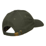 Rasta Heartbeat Embroidered Unstructured Cap