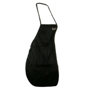 Deer Mountain Logo Embroidered Solid Chef's Apron - Black OSFM