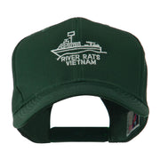 River Rats Vietnam with Riverboat Embroidered Cap