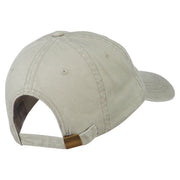 Rally Fan Race Badge Embroidered Washed Cap