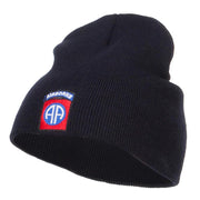 82nd Airborne Embroidered Short Beanie