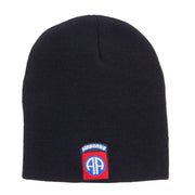 82nd Airborne Embroidered Short Beanie