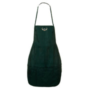 Deer Mountain Logo Embroidered Solid Chef's Apron - Forest OSFM