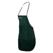 Deer Mountain Logo Embroidered Solid Chef's Apron - Forest OSFM