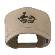 River Rats Vietnam with Riverboat Embroidered Cap