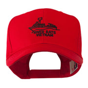 River Rats Vietnam with Riverboat Embroidered Cap