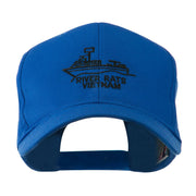 River Rats Vietnam with Riverboat Embroidered Cap