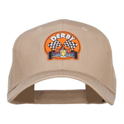 Derby Race Flag Patched Cap