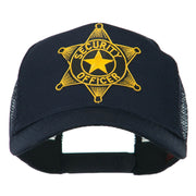 Security Officer Star Patched Mesh Back Cap